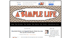 Desktop Screenshot of anotsosimplelife.com
